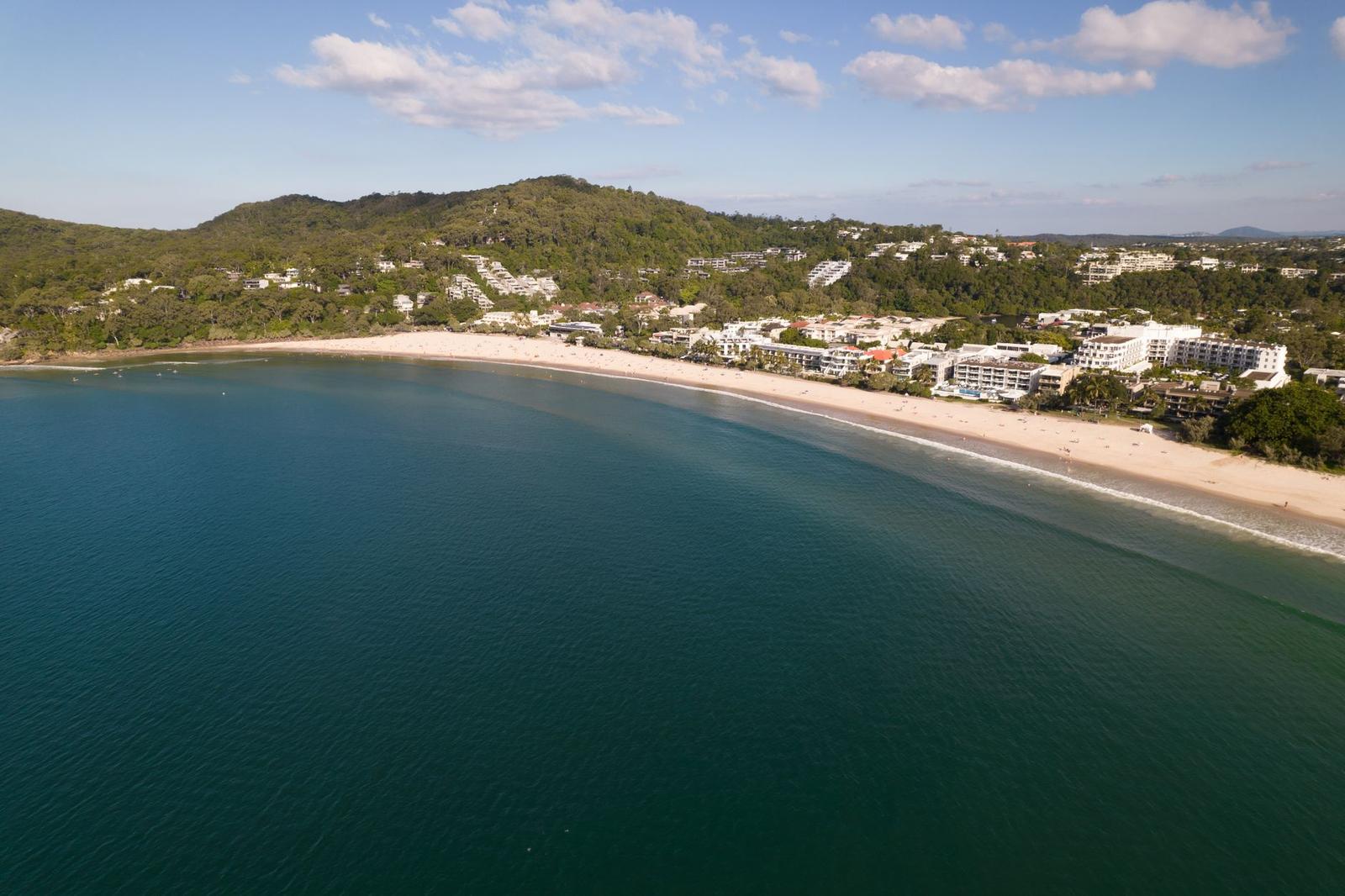 Drone Shot of a Beach
